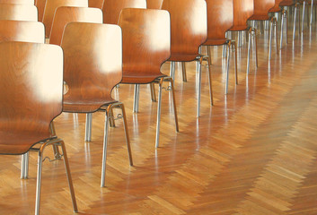 Sitzplätze bei einer Veranstaltung