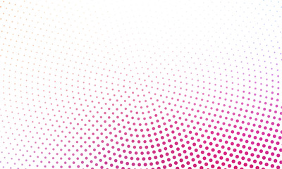 Digital gradient with points. Abstract futuristic panel. Dotted Backgound. Monochrome halftone pattern Vector illustration