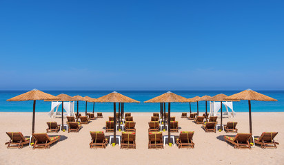 Kathisma Beach, Lefkada Island, Greece.