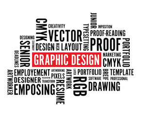 graphic design word background - 208218364