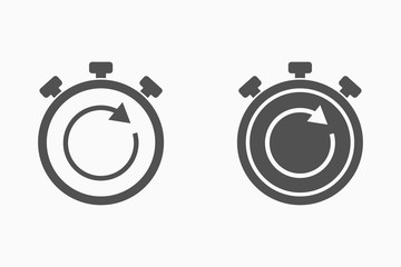 Stopwatch vector icon