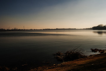 Mantova lake Italy