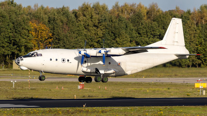 Old Russian made cargo plane