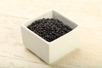 Black lentils
