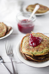 Spinach pancakes
