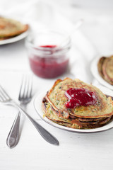 Spinach pancakes