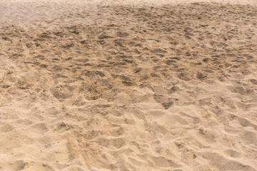 Background texture of golden beach sand
