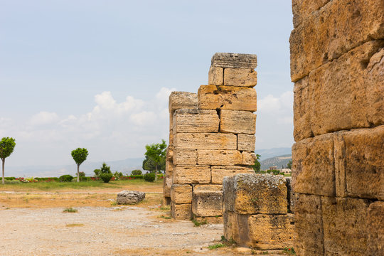 Ancient classical Greek ruins at Hierapolis