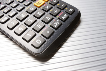 Calculator close up