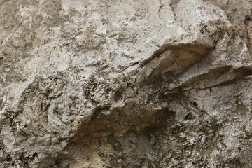 masonry stone wall of large stone limestone