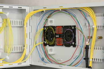 Optical fiber distribution frame fiber networking