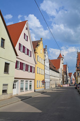 Obraz premium Nördlingen, Baldinger Strasse