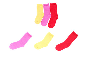 sock on isolated