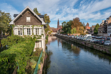 Fototapeta na wymiar Cityscape of Strasbourg