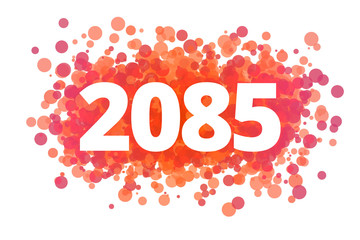 Jahr 2085 - dynamische rote Punkte