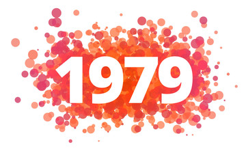 Jahr 1979 - dynamische rote Punkte