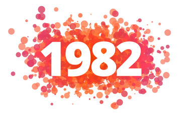 Jahr 1982 - dynamische rote Punkte