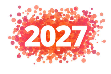 Jahr 2027 - dynamische rote Punkte