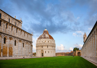 Piazza dei Miracoli aka Piazza del Duomo in Pisa Tuscany Italy