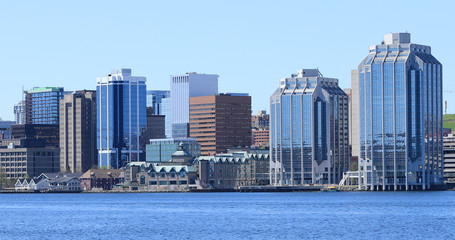 Halifax, Nova Scotia city center on a beautiful day - obrazy, fototapety, plakaty