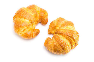 croissant isolated on white