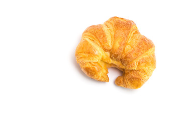 croissant isolated on white