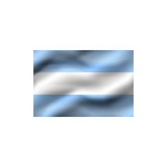 Naklejka premium Flag of Argentina.