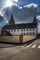 Fototapeta premium Old town in Alsace, Wissembourg..