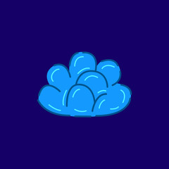 Cloud icon. Vector illusrtation