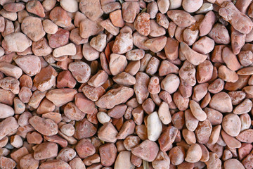 Many small pebbles as background