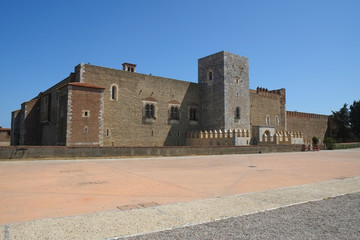 Fototapeta na wymiar The Palace of the Kings of Majorca in Perpignan