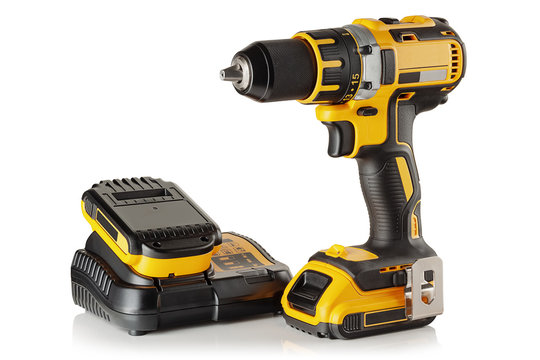 cordless drill screwdriver, battery and charger
