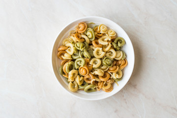 Ufo Shaped Colorful Pasta for Children