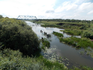 Bridge and river
