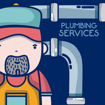 Plumbling service concept