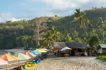 beach huts