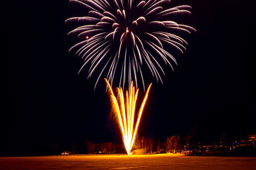 New Year's fireworks.