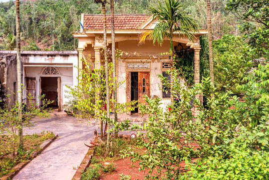 House and the garden in Vinh city, Vietnam