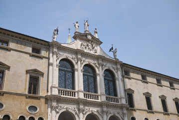 Vicenza, Italy - May 26, 2018: View of San Vincenzo church