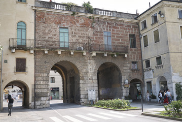 Vicenza, Italy - May 26, 2018: View of Terrazza Torrione