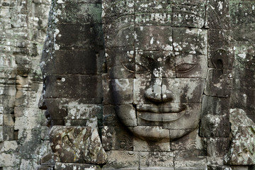 CAMBODIA SIEM REAP ANGKOR THOM BAYON TEMPLE