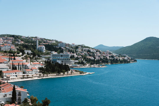 Beautiful Coastline on a Sunny Day, Neum, Bosnia and Herzegovina