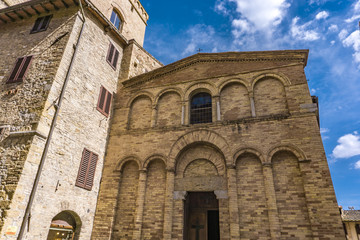 Chiesa San Bartolo in San Gimignano in Tuscany, Italy