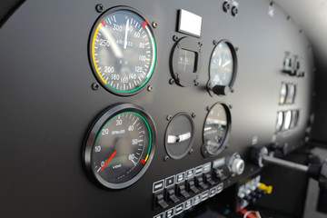 cockpit avion de tourisme