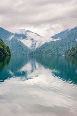 Fototapeta na wymiar Lake Ritsa, Abkhazia
