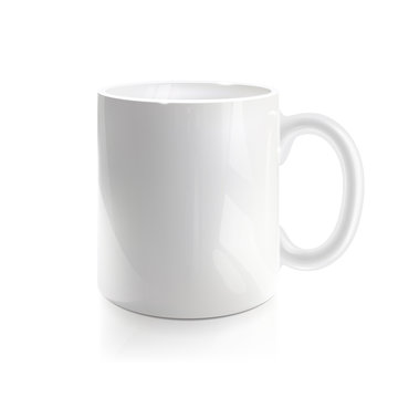 Empty White Mug