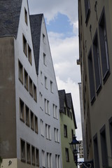 Hotel und alte Häuser in der Altstadt Deutschland Europa