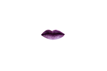 isolated lips on a white backround