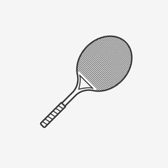 Tennis Racket Vector Icon