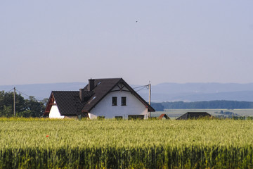 Poland, May, 31, 2018: farm in Poland